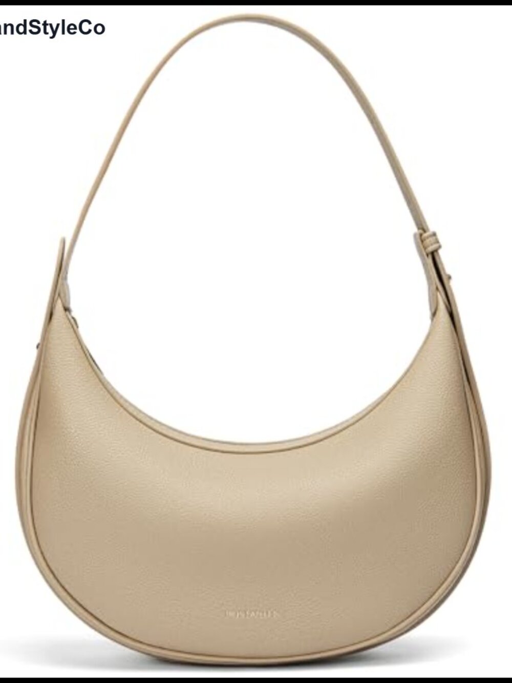 Crescent Shoulder Bag Vegan Leather Crossbody Clutch Hobo Handbag